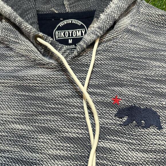 Dikotomy California Bear Premium Basics Hooded Pullover - Picture 3 of 5